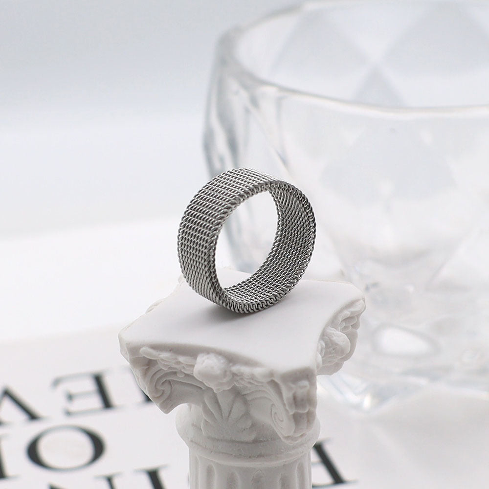 Damen eleganter Mesh-Ring Shop Nory