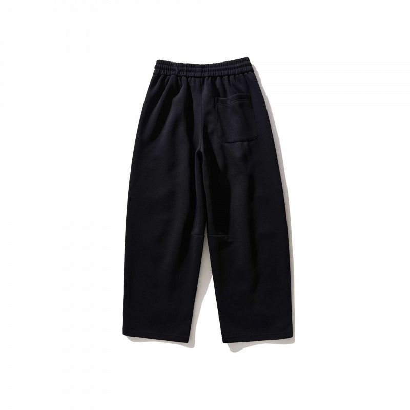 Unisex Weite Relaxed-Jogginghose aus French-Terry mit hohem Elastikbund und Kordelzug Shop Nory