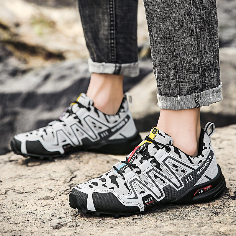Herren Leichte Trail-Laufschuhe mit rutschfester Sohle und atmungsaktivem Obermaterial