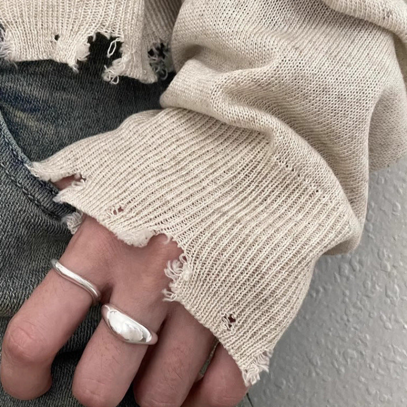 Damenring mit modernem, geschwungenem Design und glänzender Oberfläche Shop Nory