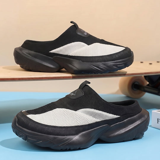 Unisex Slip-On Clog-Sneaker mit dicker Profilsohle und atmungsaktivem Mesh-Oberschuh Shop Nory