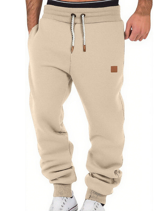 Herren Relax-Fit Fleece-Jogginghose mit Bündchen und Kordelzug Shop Nory