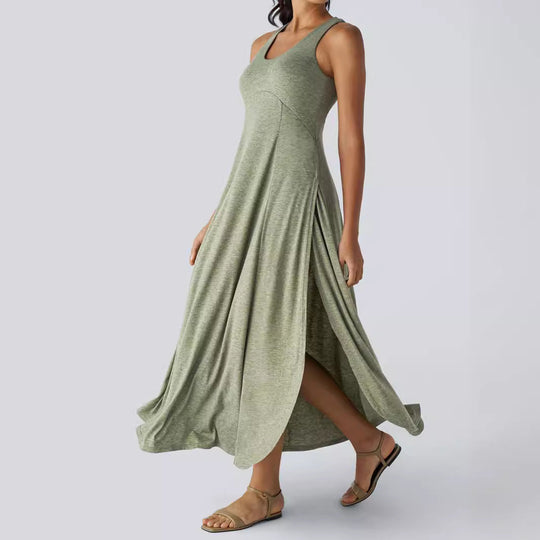 Damen Maxi-Kleid mit fließendem Schnitt und komfortablem Tragegefühl Shopnory