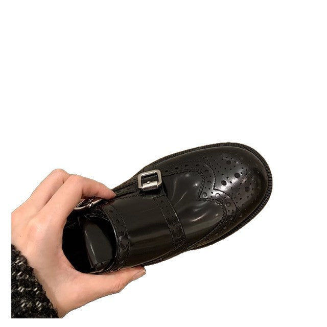 Herren Doppel-Monk-Slipper aus Veloursleder mit Budapester-Lochung und komfortabler Lederinnensohle Shop Nory