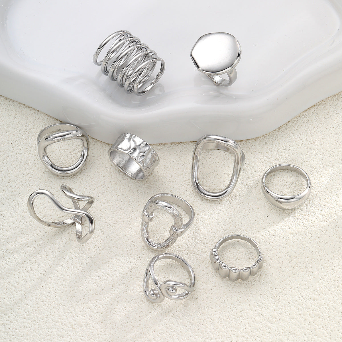 Damen trendige und kreative Ringe Kollektion Shop Nory