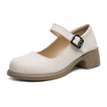 Damen Mary Jane Ballerinas mit elegantem Riemchen und komfortablem Blockabsatz