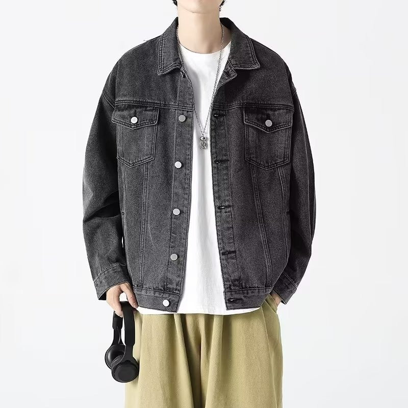 Herren Lässige Jeansjacke Shop Nory