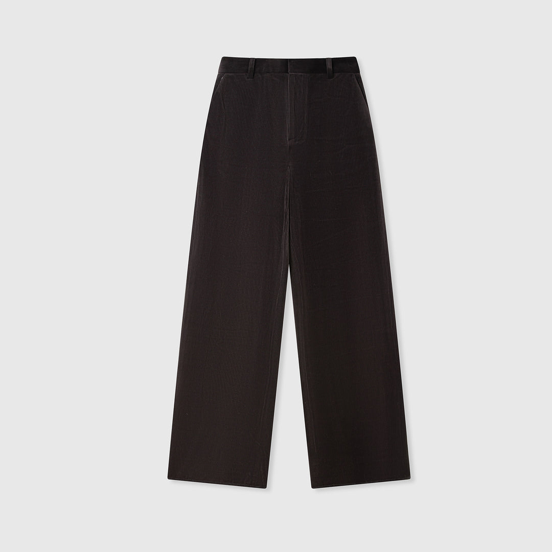 Damen Hochtaillierte Weite Cordhosen Shop Nory