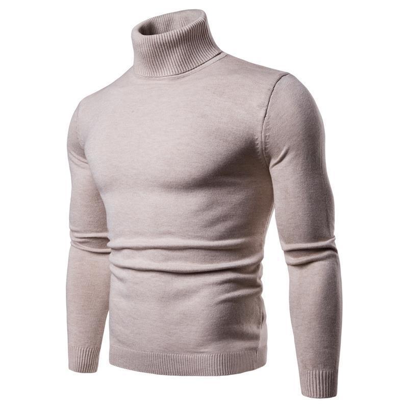 Herren Rollkragenpullover aus feiner Merinowolle