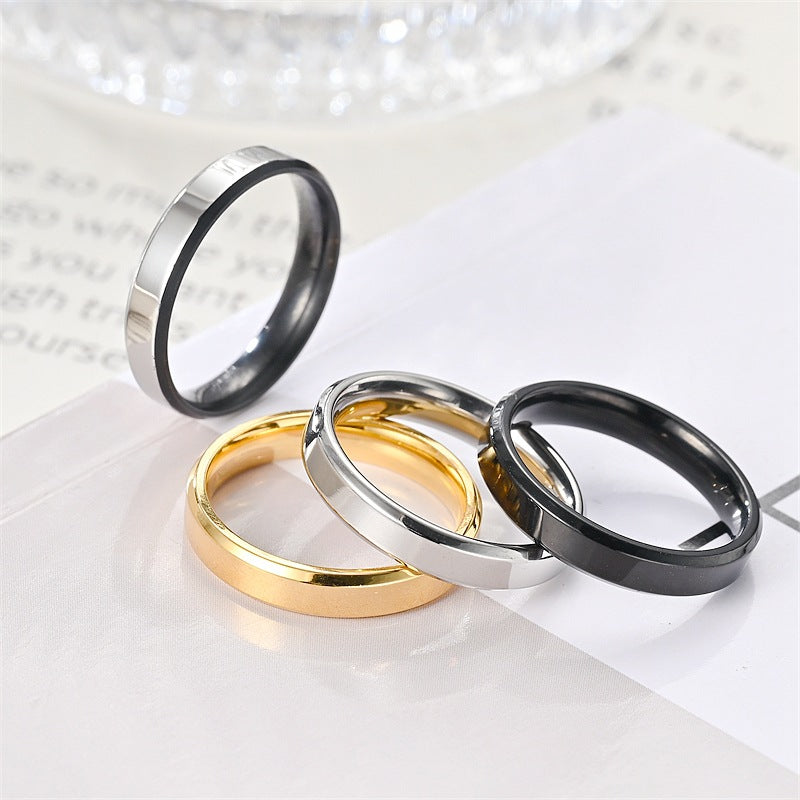 Herren Trauring aus hochwertigem Edelstahl mit elegantem, poliertem Finish Shop Nory