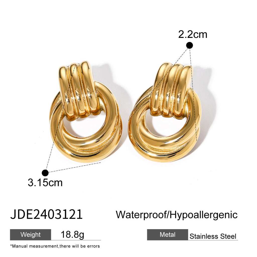 Damen Ohrhänger im Sonnen- und Herzdesign aus hochwertigem Edelstahl Shop Nory