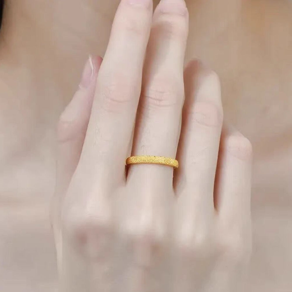 Herren Ring mit funkelndem, strukturiertem Oberflächenfinish Shop Nory