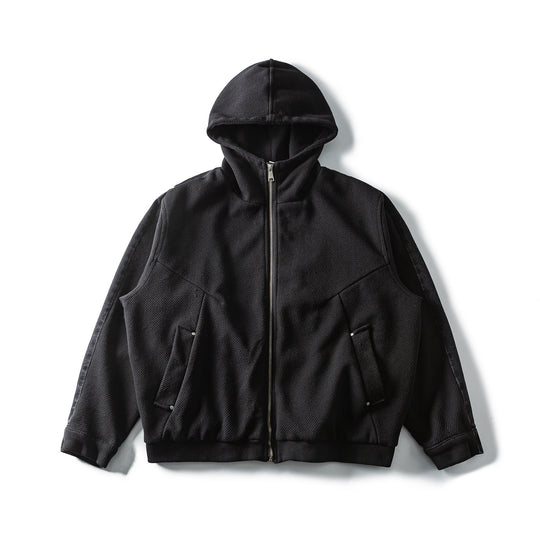 Unisex Kapuzenblouson im Boxy‑Cut mit durchgehendem Reißverschluss und Utility‑Taschen Shop Nory