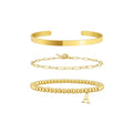 Damen Armreif-Set mit personalisierten Anhängern Shop Nory