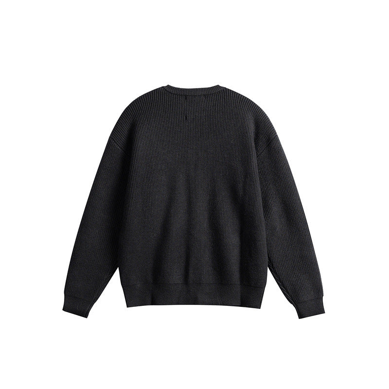 Damen Oversize-Rippenstrick-Cardigan mit Rundhals und durchgehender Knopfleiste Shop Nory