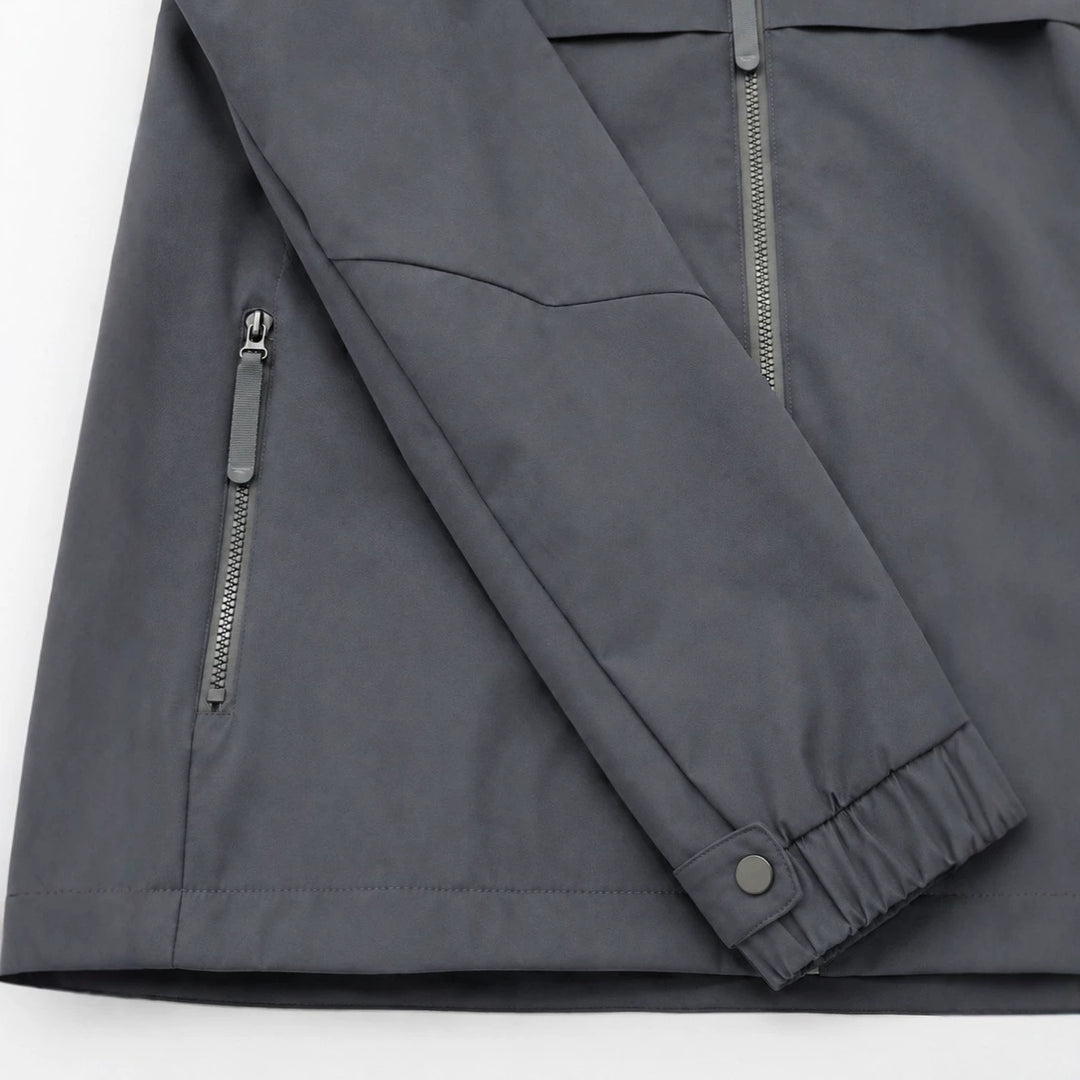 Damen Leichte Kapuzen‑Windjacke mit wasserabweisender Beschichtung, Reißverschluss und elastischem Saum Shop Nory