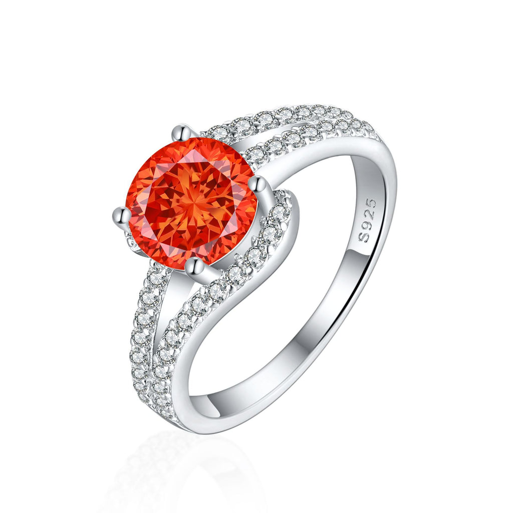 Damen Eleganter Ring mit funkelndem Zirkonia-Besatz Shop Nory