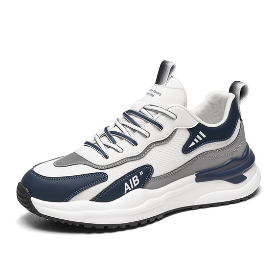 Herren Casual‑Straßen‑Sneaker mit mehrschichtiger Gummiplattform und atmungsaktiven Mesh‑Overlays Shopy Nory