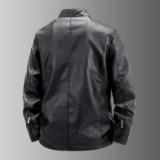 Herren Hochwertige Kunstlederjacke Shop Nory