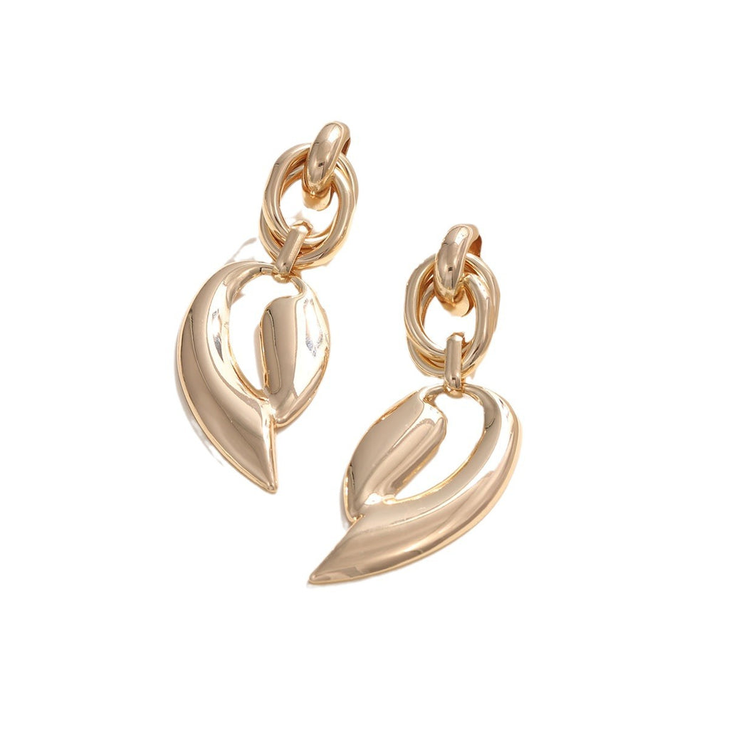 Damen Elegante statement Ohrringe mit Blattdesign Shop Nory