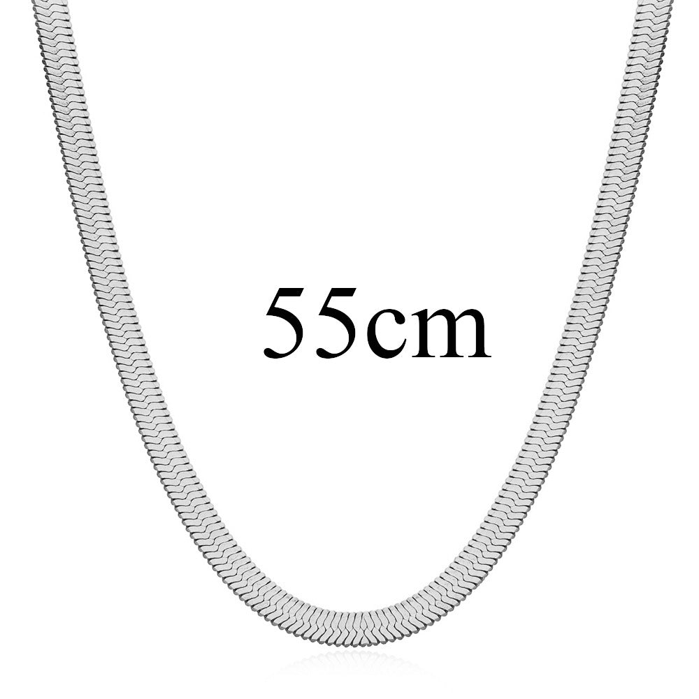 Damen Halskette aus hochwertigem Edelstahl mit elegantem Zopfmuster Shop Nory