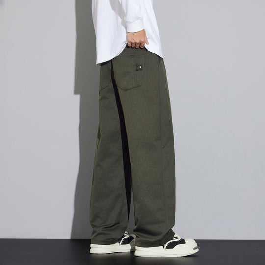 Herren Weite Relaxed‑Fit Stoffhose mit Tunnelzug & Bügelfalte Shop Nory