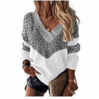 Grau mit Leopardmuster
