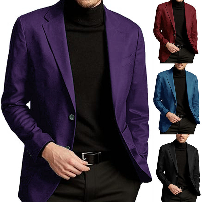 Herren eleganter Sakko mit modernem Schnitt und maßgeschneiderter Passform