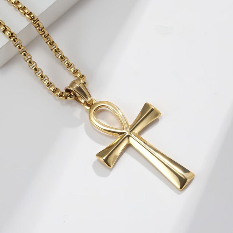 Damen Anhänger mit stilvollem Ankh-Design Shop Nory