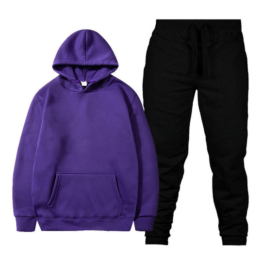 Unisex nan gemütliches Hoodie-Jogginganzug-Set mit Kängurutasche, elastischem Tunnelzugbund und gerippten Bündchen Shop Nory