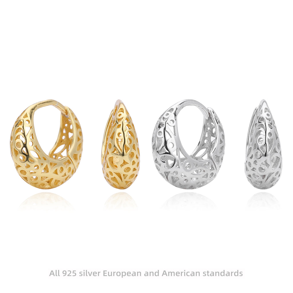 Damen Creolen mit filigranem Design Shop Nory