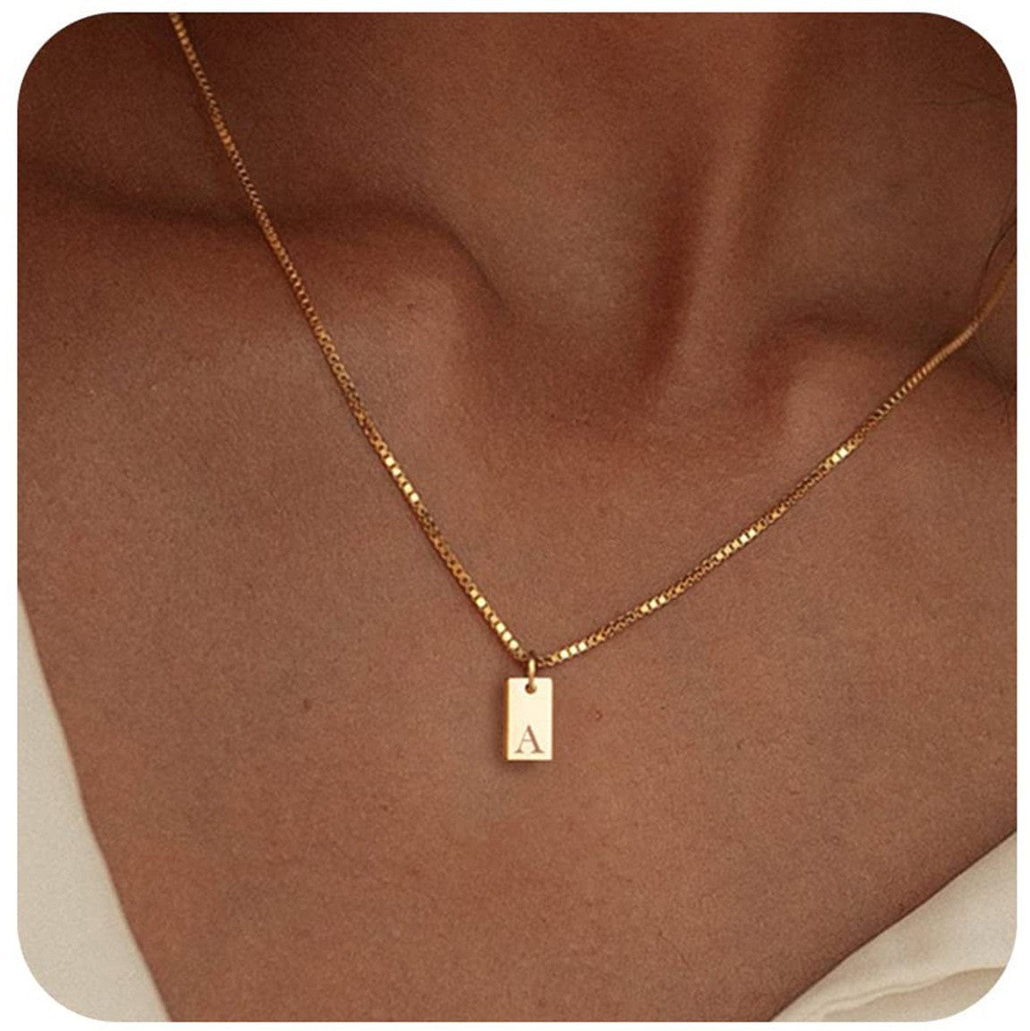 Damen Halskette mit personalisiertem Anhänger aus hochwertigem Edelstahl Shop Nory