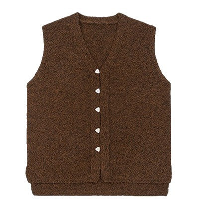 Herren Modische Strick-Weste mit V-Ausschnitt Shop Nory