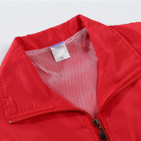 Herren Leichte Windjacke mit Mesh-Innenfutter, Stehkragen & elastischem Saum Shop Nory