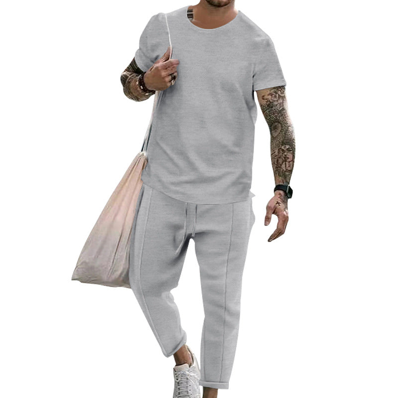 Herren sportliches Set aus hochwertiger Baumwolle mit funktionalem Design und atmungsaktiver Struktur Shopnory