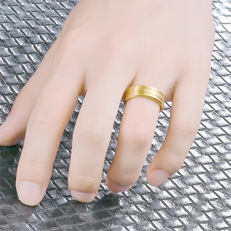 Herren Ring mit eleganter strukturierter Oberfläche und modernen Akzenten Shop Nory