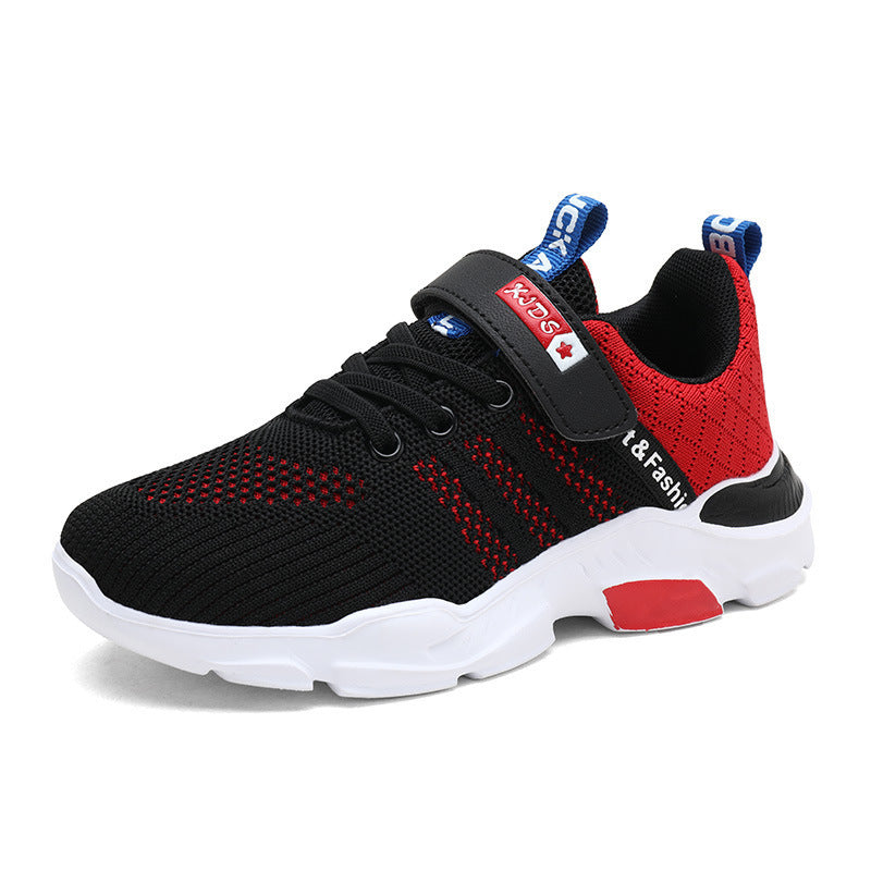 Unisex Kinder-Sneaker mit atmungsaktivem Strickschaft und Klettverschluss Shop Nory