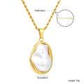 Damen elegante Halskette mit einzigartigem Perlenanhänger und gedrehtem Kettendesign Shop Nory