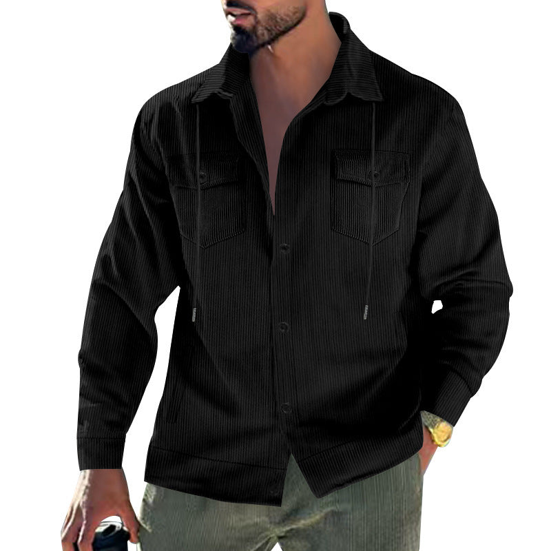 Herren Cord-Jacke mit praktischen Taschen und klassischem Schnitt