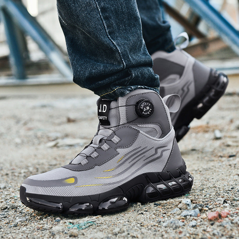 Damen Sicherheitsstiefel mit rutschfester Sohle und atmungsaktivem Obermaterial