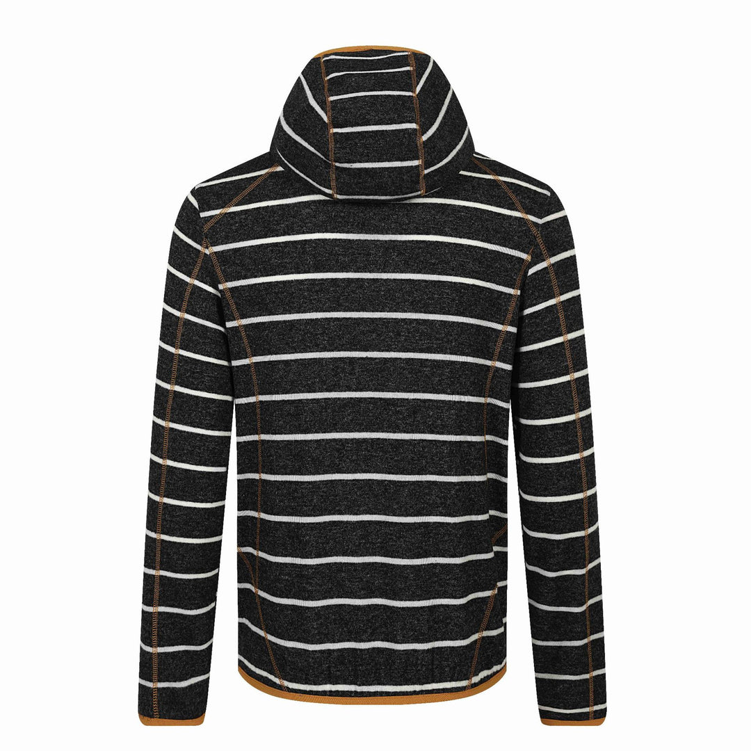 Unisex Gestreifter Strick‑Halbkragenpullover mit Raglanärmeln Shop Nory