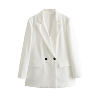 Oversize-Blazer weiß