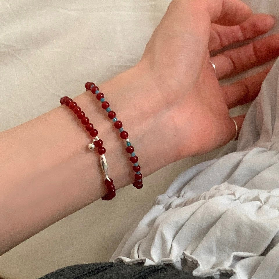 Damen Armband aus handgefertigten Halbedelsteinen Shop Nory