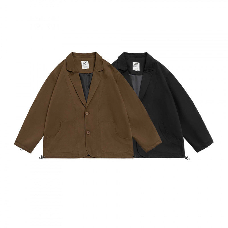Unisex Oversize-Blazerjacke im Utility-Look mit Tunnelzug und aufgesetzten Eingrifftaschen Shop Nory