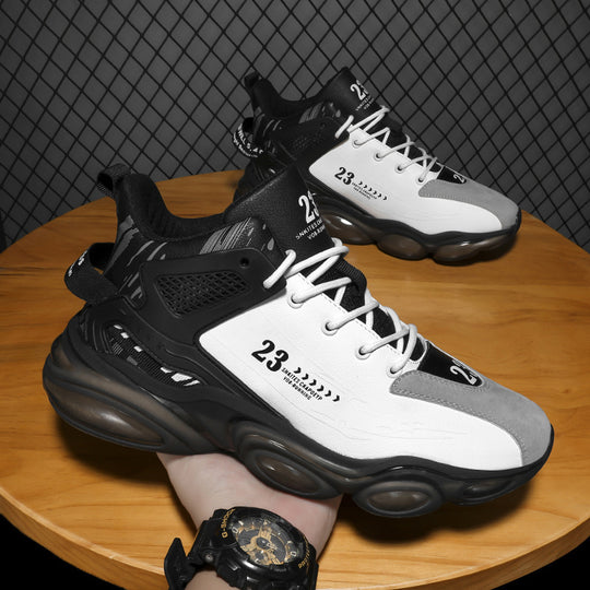 Herren Gefütterte Chunky-Sneaker mit sichtbarer Luftkissen-Zwischensohle und Teddyfutter Shopy Nory