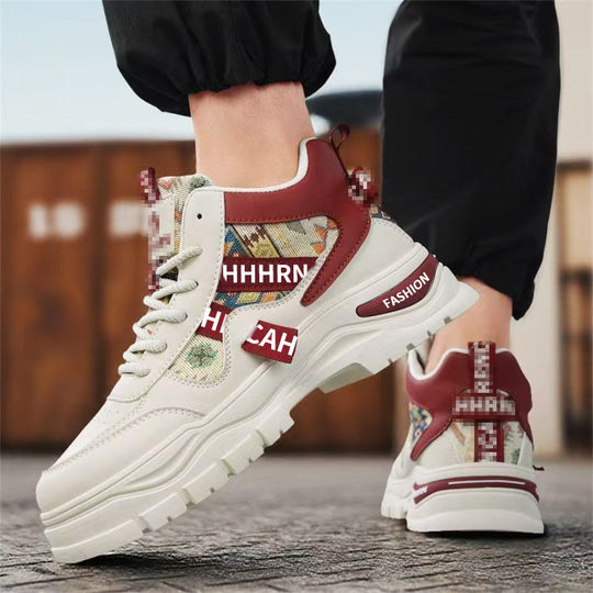Herren Plateau-Sneaker mit Ethno-Gewebeeinsätzen Shop Nory