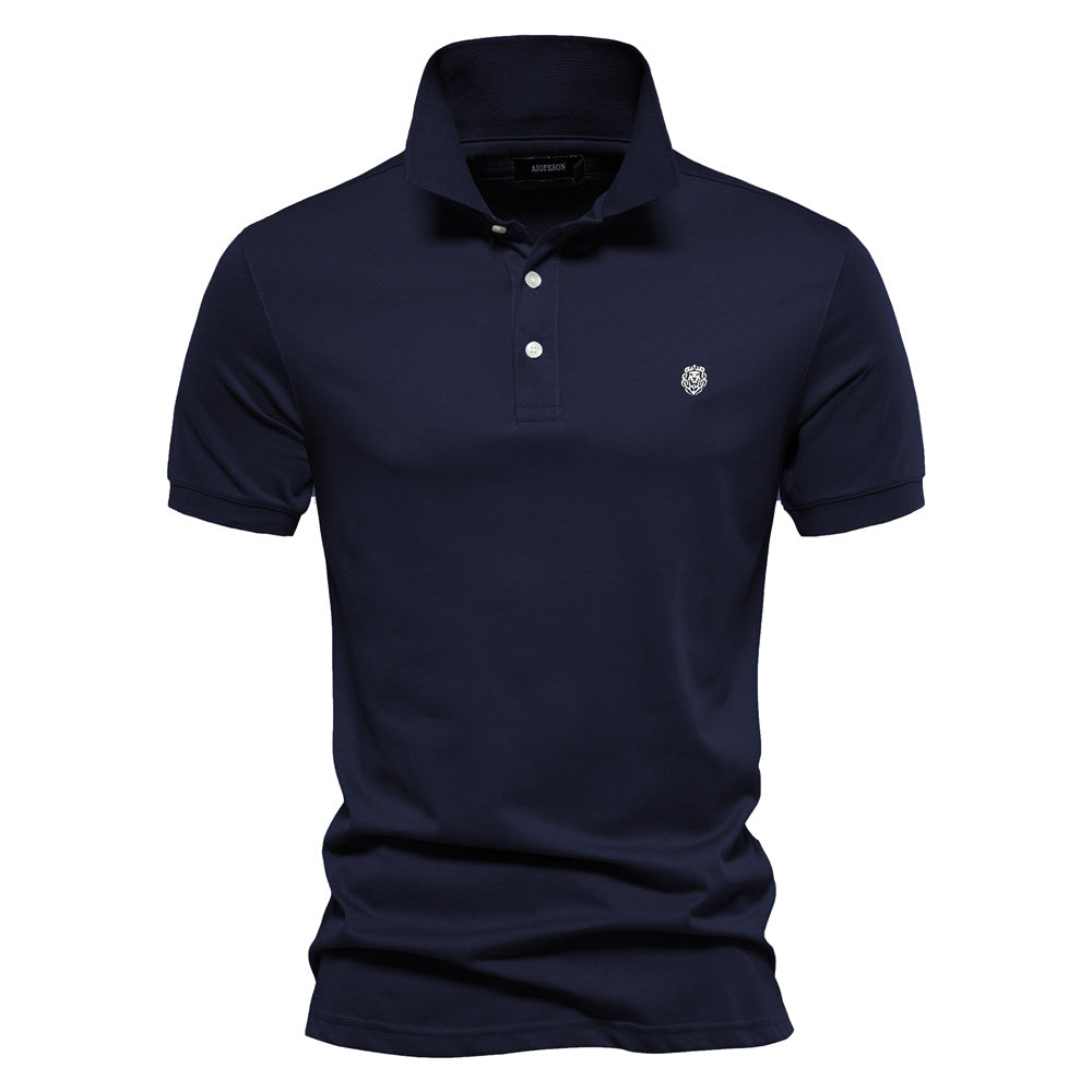Herren Polo-Shirt mit feiner Piqué-Struktur und klassischem Kragen