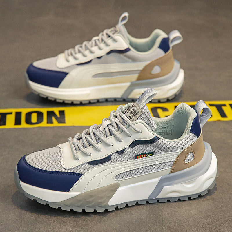 Herren Retro-Outdoor-Sneaker mit profiliertem Trail-Laufsohle und atmungsaktivem Mesh Shopy Nory