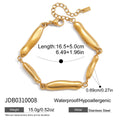 Damen Armreif mit ergonomischem Design aus hypoallergenem Edelstahl Shop Nory