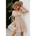 Damen Freizeitkleid mit schickem Rüschensaum und Boho-Details Shopnory